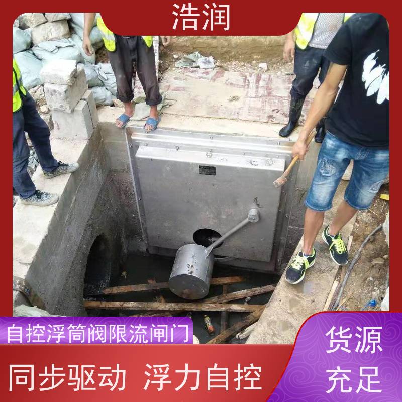 浩润 雨污分流浮筒限流阀 304不锈钢材质 性能稳定