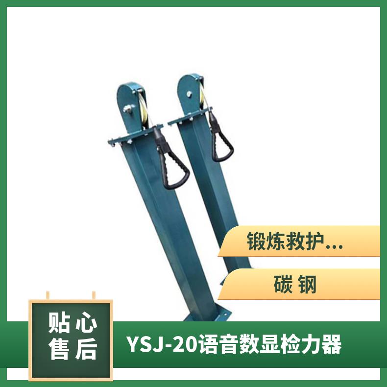 矿用YSJ-20碳钢检力器 语音数显 救护队体能训练 结实耐用 可调节