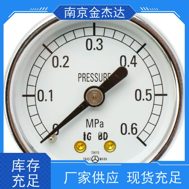 金杰达供应山本计器YAMAMOTO埋入式压力表D1/4R60X1MPa
