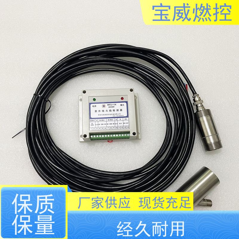 宝威燃控 DC24V 燃气工业炉膛火焰检测器 熄火给出反馈信号