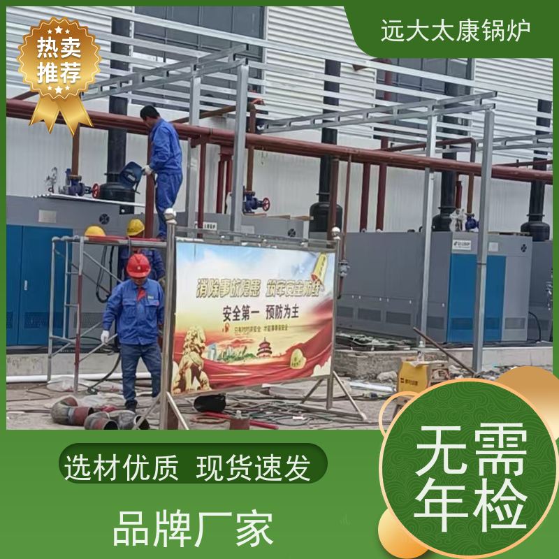 远大太康 3吨 蒸汽发生器 板材加工 D级锅炉标准 容水量＜50L 无需年审