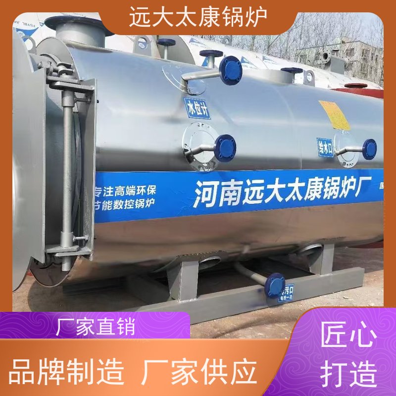 3吨 清洁环保 运行稳定可靠 远大太康 燃气蒸汽锅炉 生物制药 洗涤烫熨