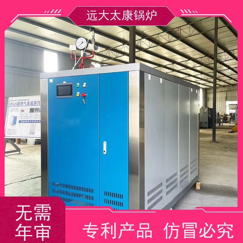 远大太康 4吨 蒸汽发生器 板材加工 D级锅炉标准 容水量＜50L 无需年审