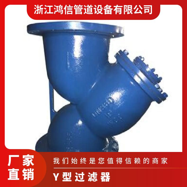 304不锈钢316Y型法兰过滤器DN25 40 鸿信管道支持定制