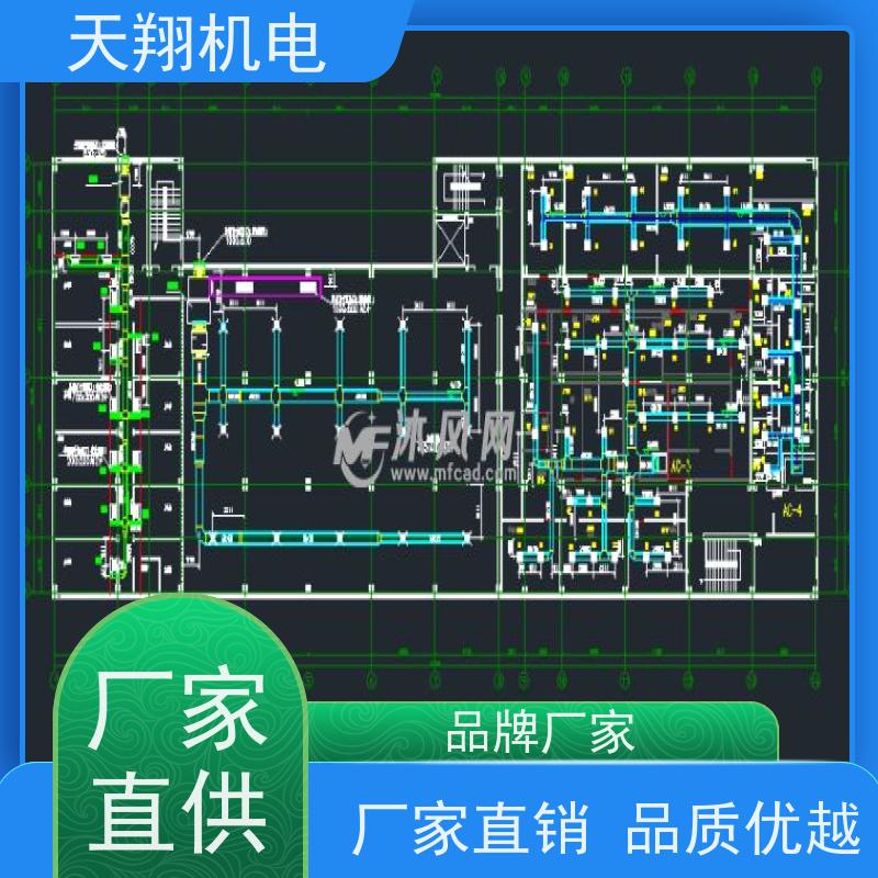 天加 厂房通风降温 冷水机组安装 大型中央空调工程承接