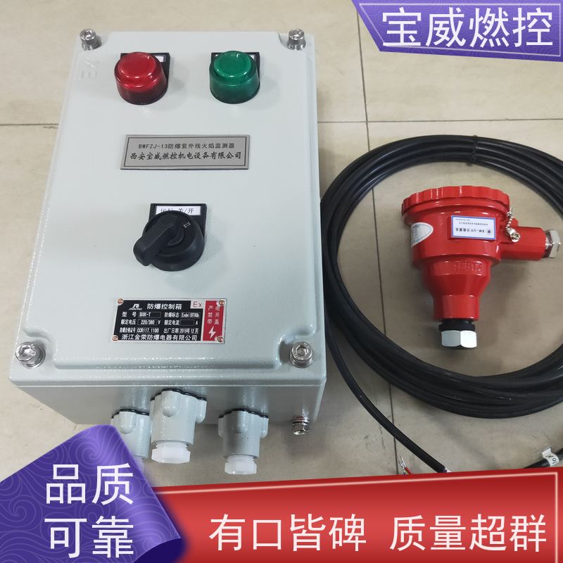 宝威燃控 高灵敏度防爆型 厂家供货常备库存 工业火焰检测设备