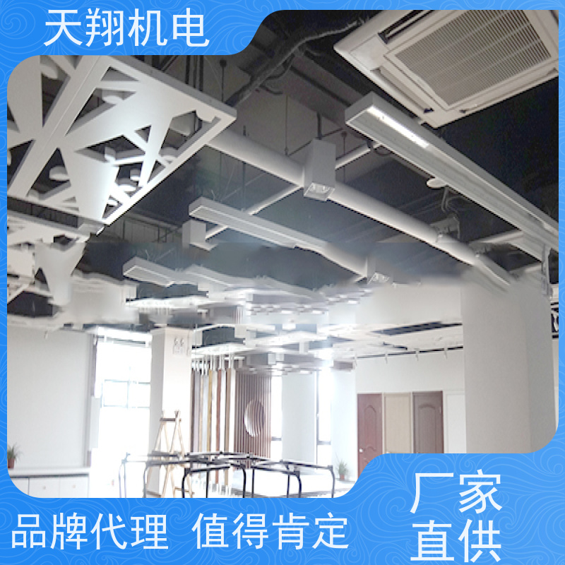 美的 厂房通风降温 冷水机组安装 空调方案设计