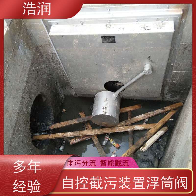 浩润 自控截污装置浮筒阀 雨污分流 智能截流 诚信经营