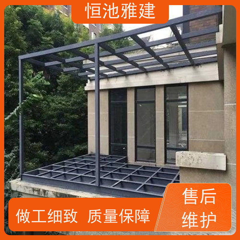 玻璃阳光房露台 农村平房加二层 建筑彩钢批发 品牌