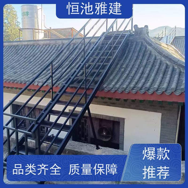 恒池雅建 室内钢架楼梯 成本低安装便捷 72小时发货