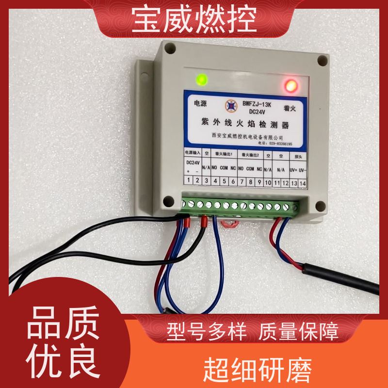 宝威燃控 DC24V 化工厂工业炉烧嘴火焰检测器 生产厂家
