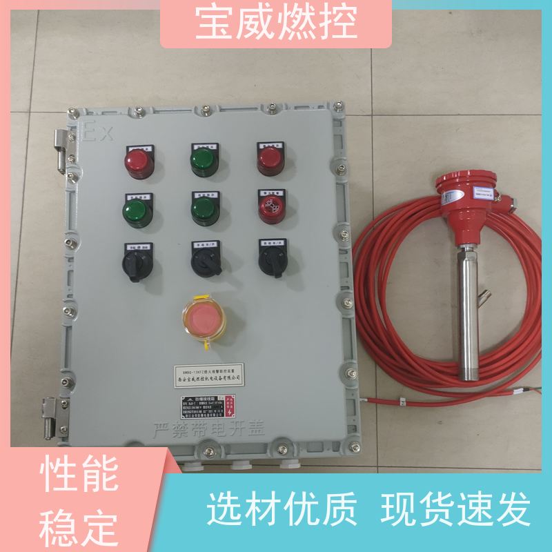 宝威燃控 生产加工发货速度快 灵敏度可调 燃气加热炉火焰探测器