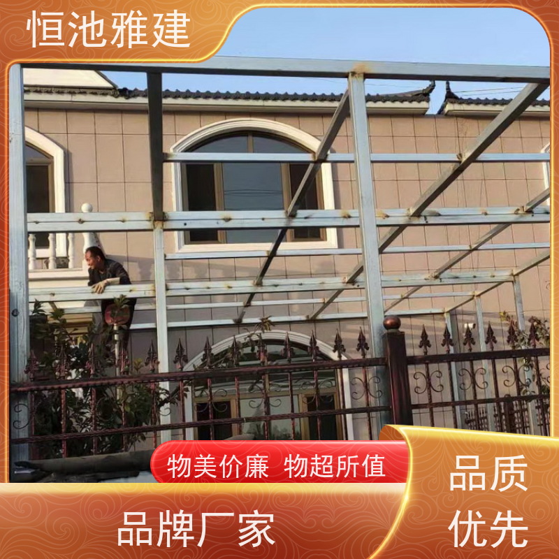 玻璃阳光房露台 农村平房加二层 厂家直供 品牌