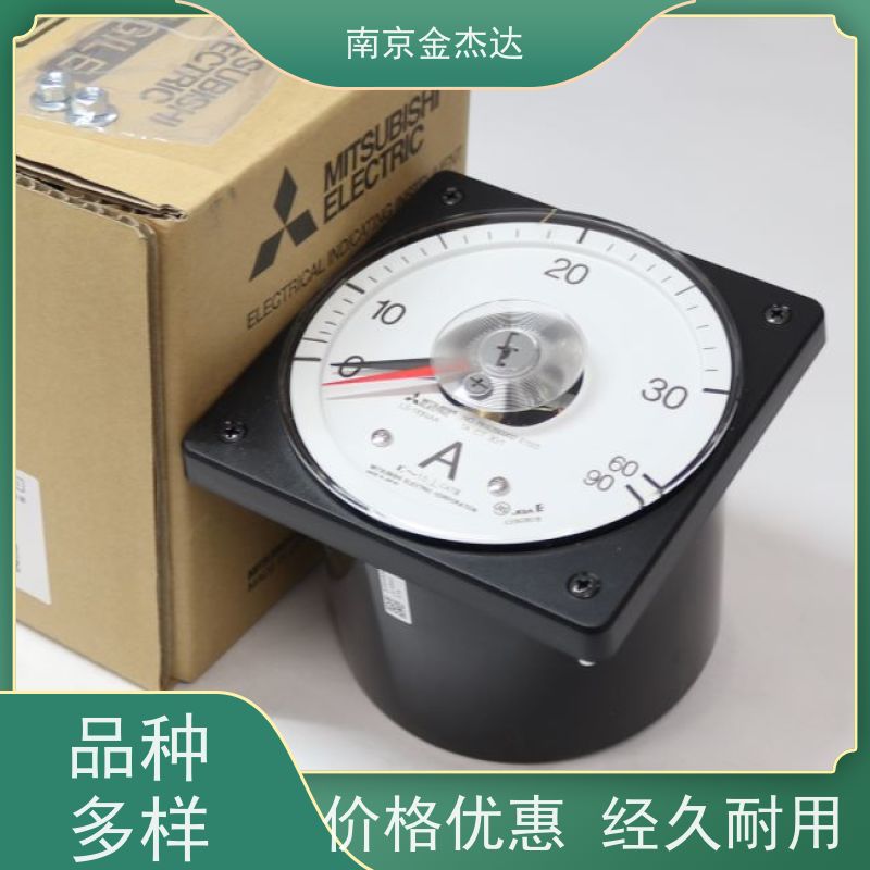 日本三菱品牌YM-206NDA交流电压表 法兰联接 表盘显示