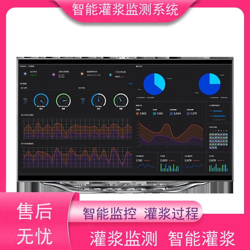 赛智灌浆 注浆记录仪 地基 信息化管理平台 智能制浆监测系统