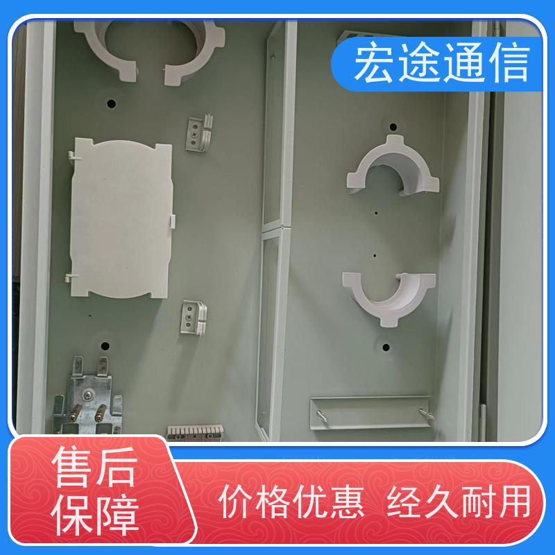 宏途通信 中国广电 壁挂式72芯光纤分纤箱 四网合一 实物图片