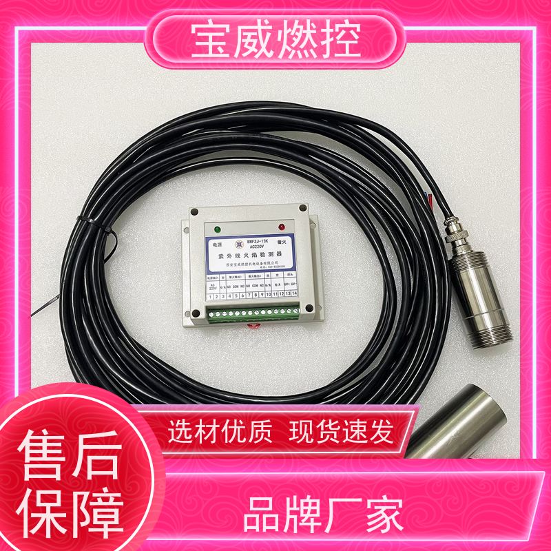 宝威燃控 开关量信号 点火炉用火焰检测器 快速发货