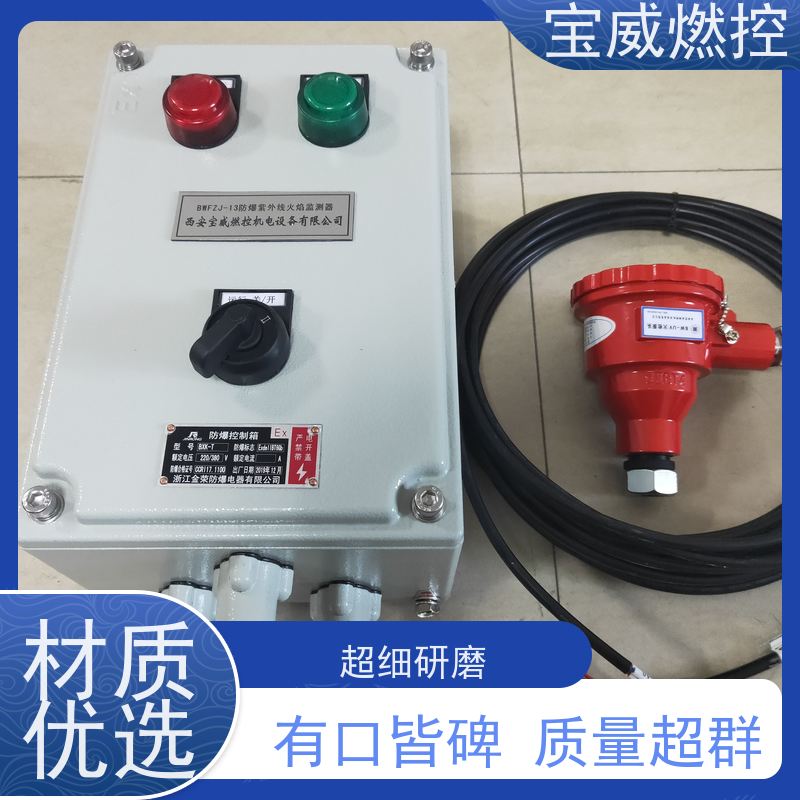 宝威燃控 远距离防爆 可非标加工 工业炉燃烧器火焰监测器