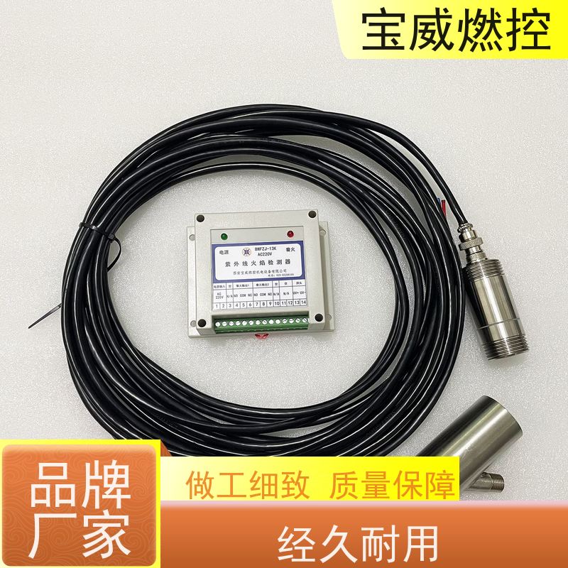 宝威燃控 AC220V 紫外光火焰检测器 玻璃厂窑炉火焰监测器