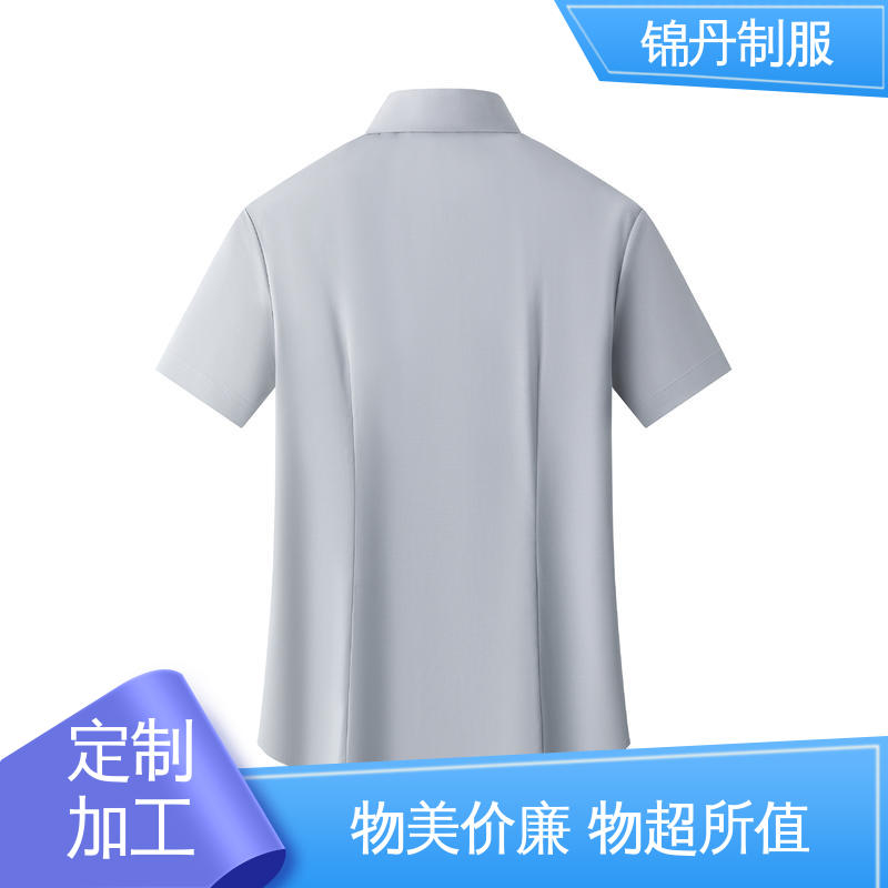 顺|德 有领文化衫 女士衬衫 夏季T恤工厂制服定制