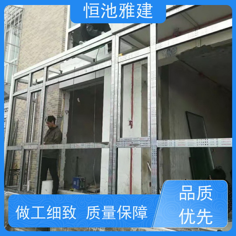 玻璃阳光房露台 北京彩钢房 材料施工一站式服务 生产厂家