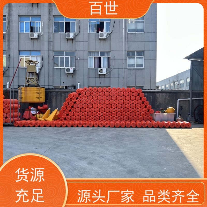 百世洪水期拦船浮体漂浮物拦截生态友好材质