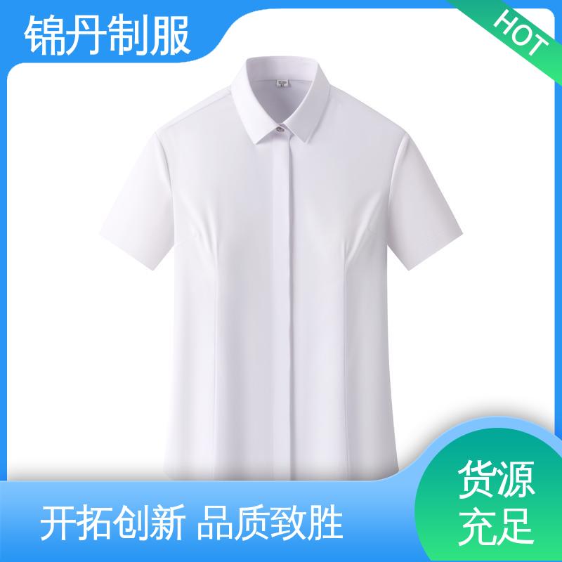 锦丹 南 海 翻领短袖衬衫 夏季工衣 统一制服印花绣花logo