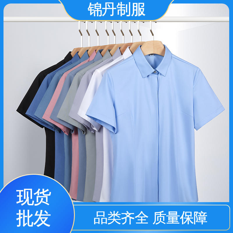 锦丹 佛 山 女士衬衫 企业工作服 翻领设计 版型合体