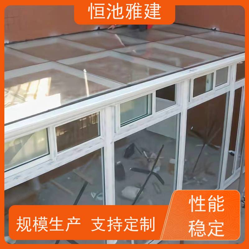 钢化玻璃阳光房露台 彩钢屋顶自行车棚更换阳光板 一次合作终身朋友