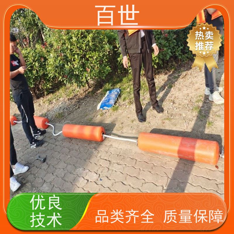 百世饮用水源警戒浮体网格化拦截钢丝绳锚固