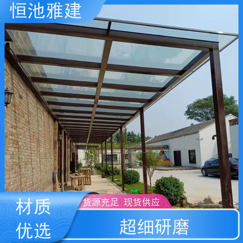 玻璃阳光房露台 树脂瓦屋顶 终身质保 生产厂家