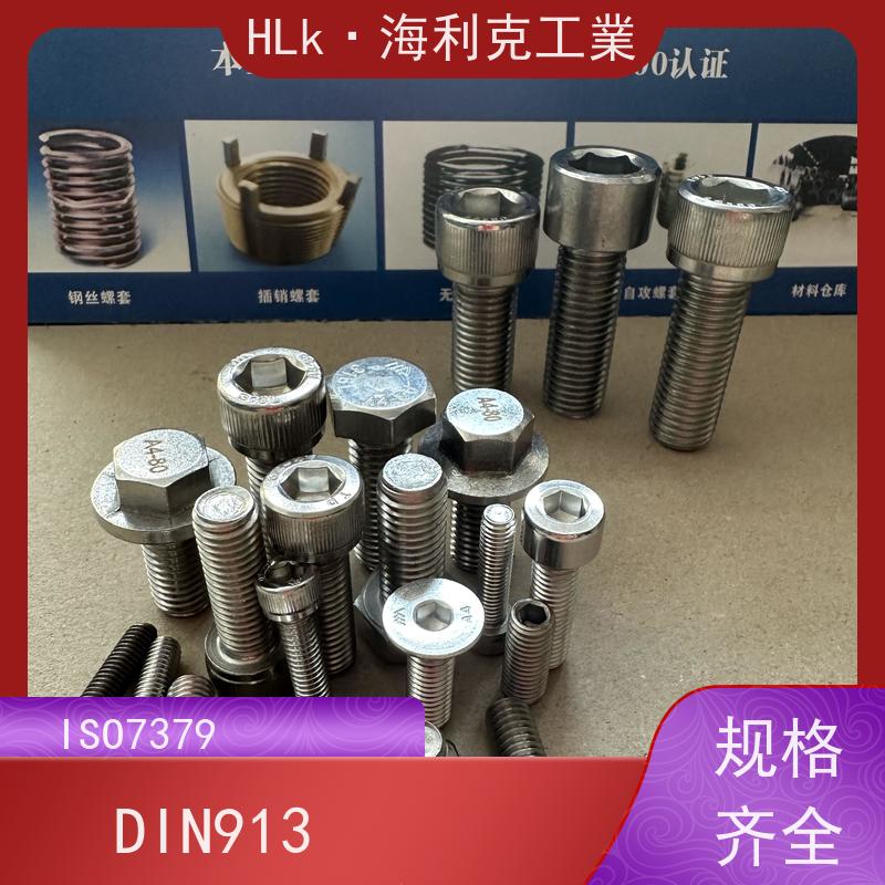 海利克精工制造 DIN6912 内六角圆柱头带导向孔螺钉 A4-80 M30