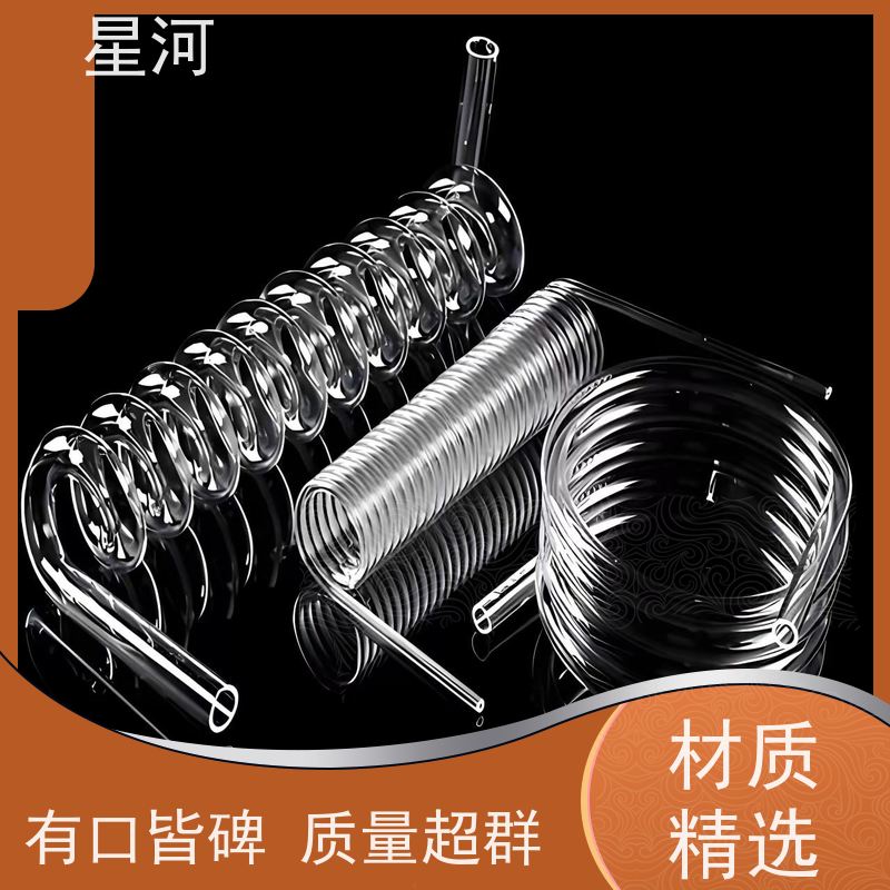 星河 化工管道螺纹石英管 透光率高 化学稳定性好 规格齐全 支持定制