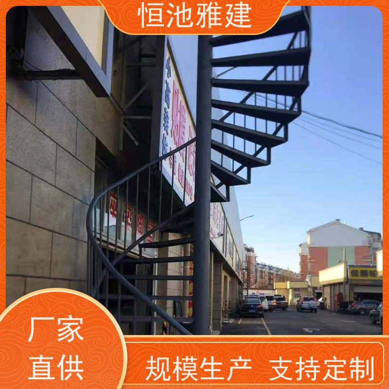 恒池雅建 钢结构梯廊 成本低安装便捷 可循环使用