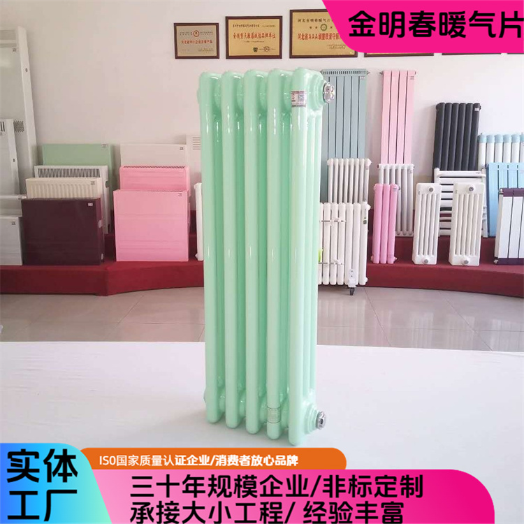 金明春 厂家供应 QFGZ306钢制柱型散热器 经久耐用防腐 按需定制