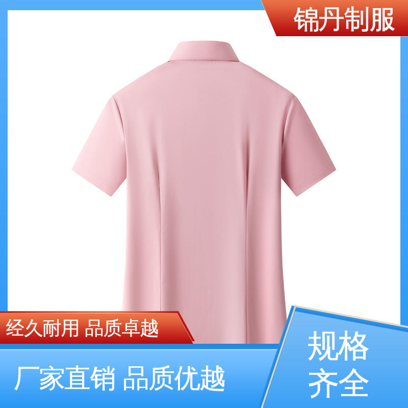 锦丹 禅 城 短袖女衬衫 宣传服 定制文化衫 翻领设计 版型合体