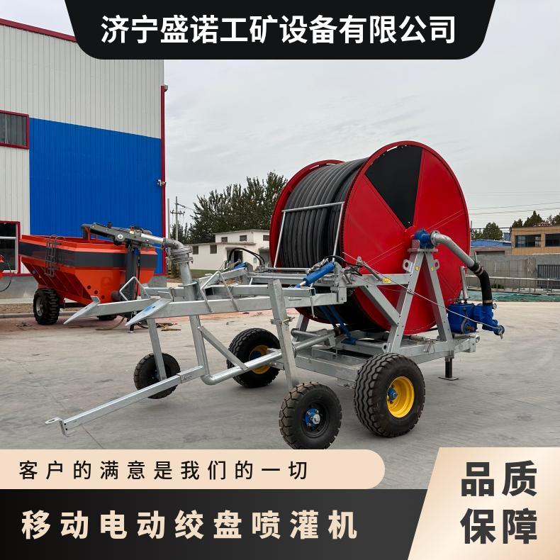 水涡轮驱动浇灌机绞盘喷灌机jp700绞盘式 劳动强度低 