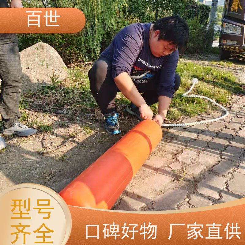 百世潮汐电站拦船浮体网格化拦截钢丝绳锚固