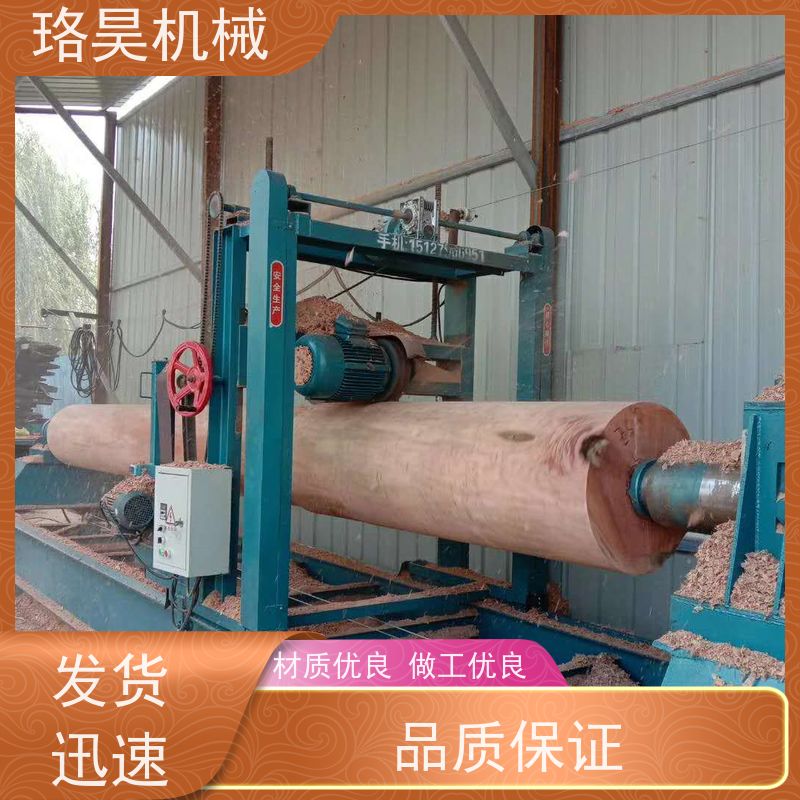 珞昊机械木工平刨机仿古建车圆刨方一体机凉亭柱子圆木车床