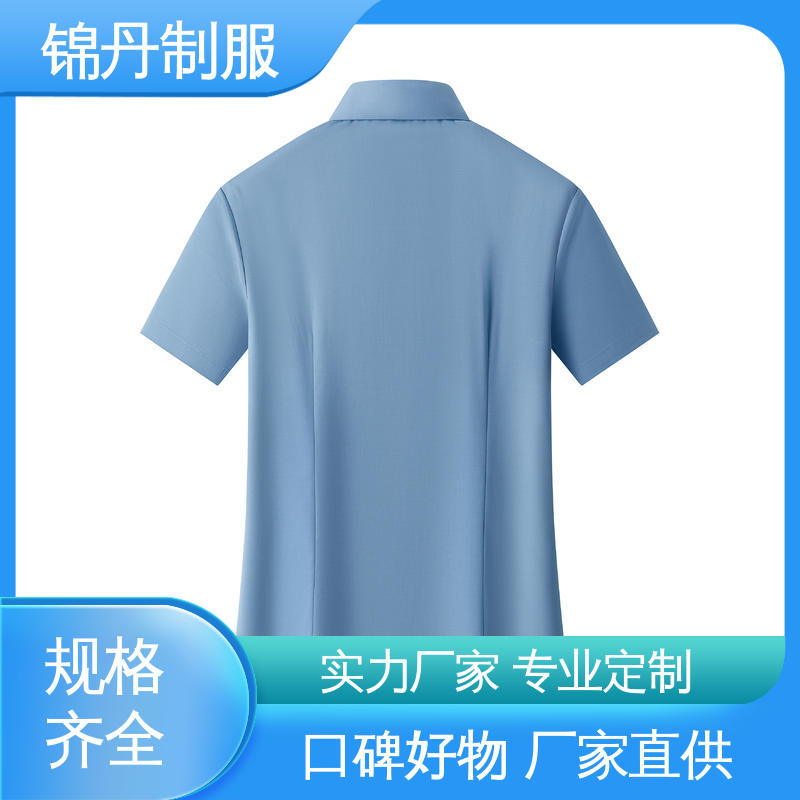 广|州 商务休闲衫 短袖女衬衫 源头厂家 免费印LOGO