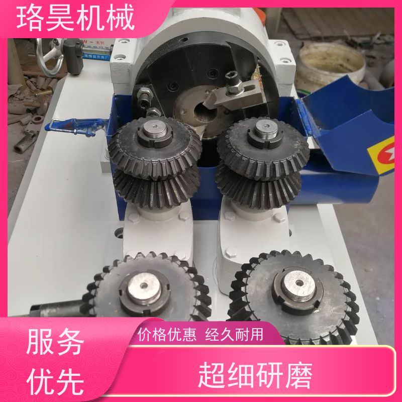 珞昊机械圆木棒扒皮机6公分圆棒机木工墩布把机