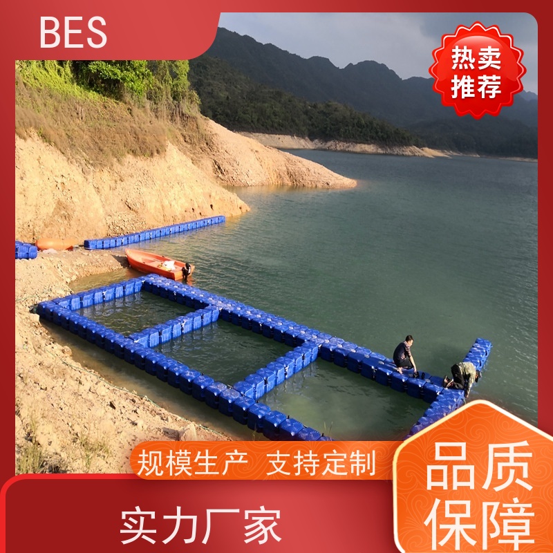 百世水上自行车比赛浮筒码头组合式鱼菜共生浮箱田