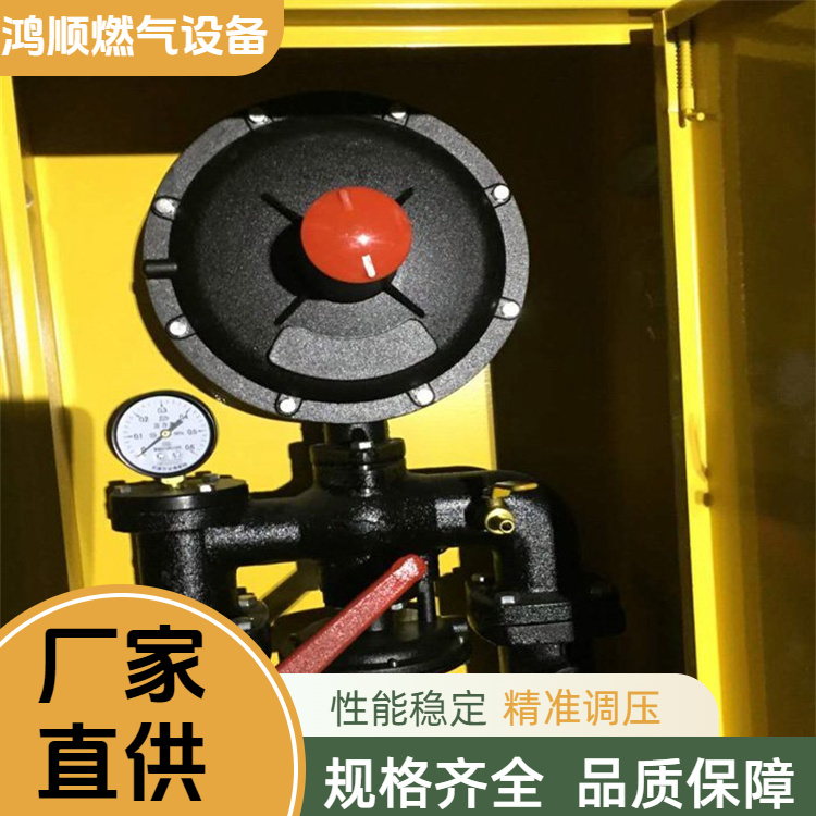 鸿顺 厂家 锅炉工业燃气调压箱 反应灵敏稳定 规格齐全