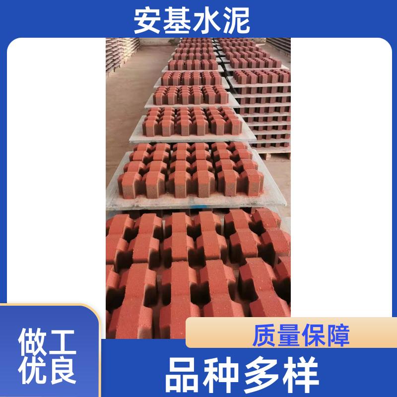 安基水泥制品 景观绿化 植草砖施工 盲道砖 安全防滑