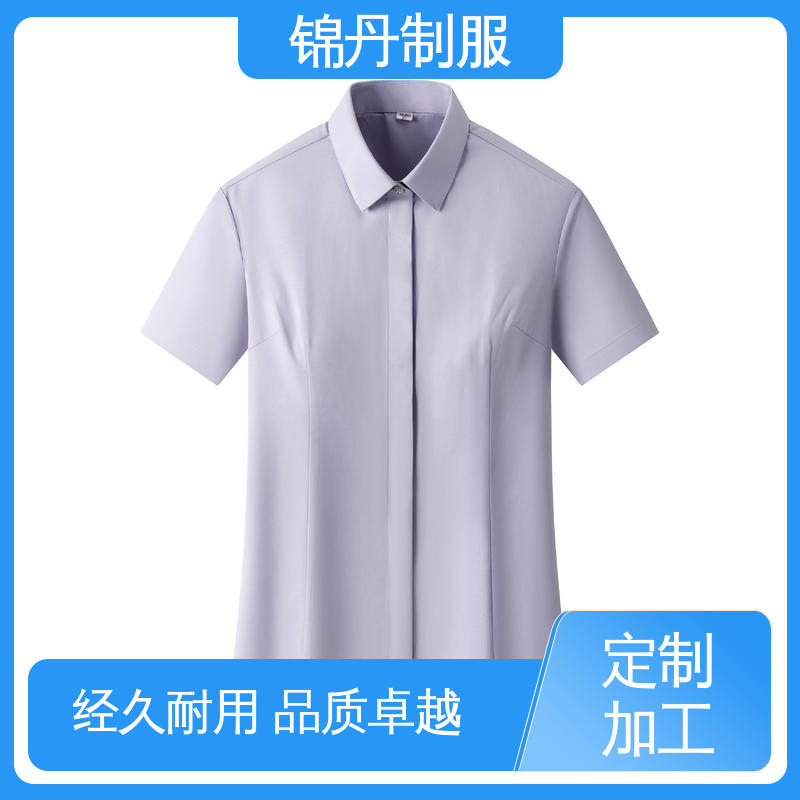 中|山 职业装衬衫 短袖商务工作服 翻领设计 版型合体
