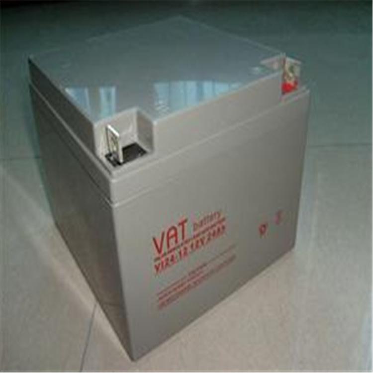 VAT铅酸阀控式蓄电池12V24AH UPS电源后备1小时