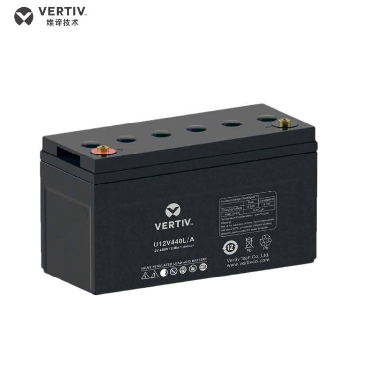 艾默生铅酸免维护蓄电池U12V440L/A(12V120Ah)UPS不间断电源L系列