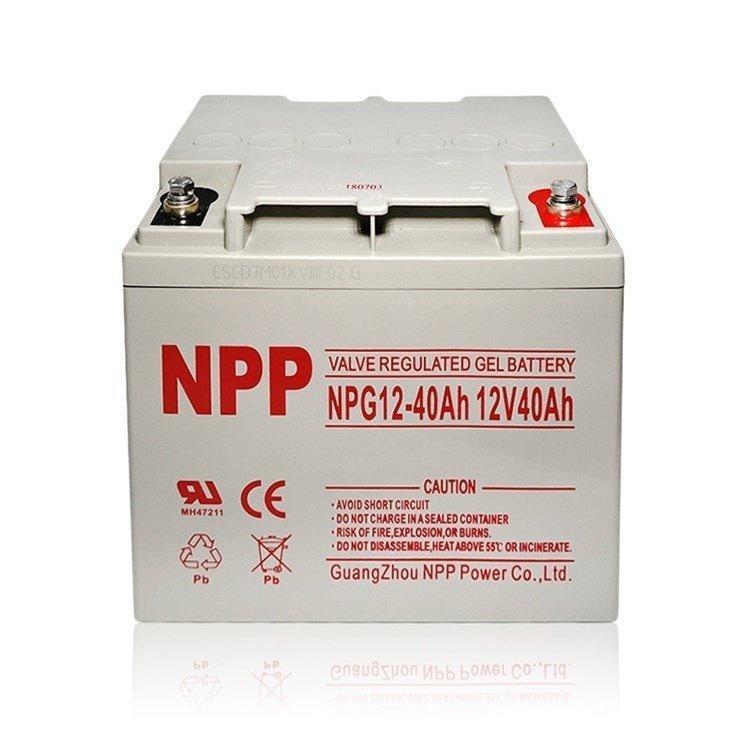 NPP耐普NPG12-24胶体蓄电池12V24AH直流系统UPS电源储能