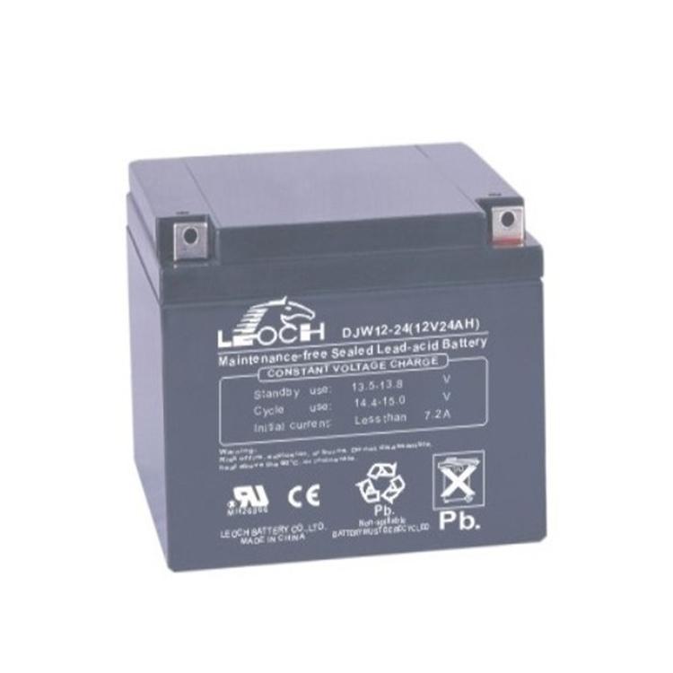 理士蓄电池DJW12-24机房UPS应急消防电源12V24AH更换安装