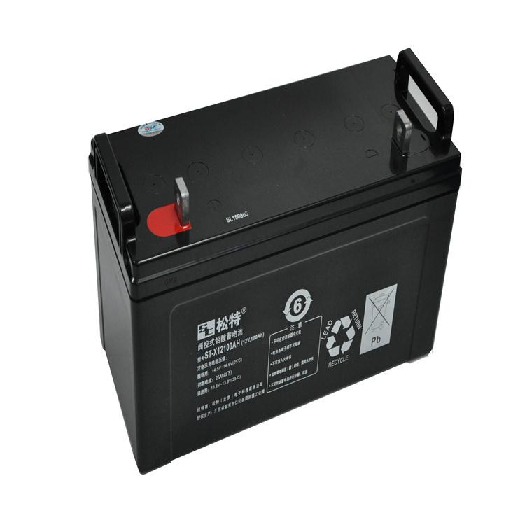 松特蓄电池LC-X12100 12V100AH阀控式免维护ups机房电源安装